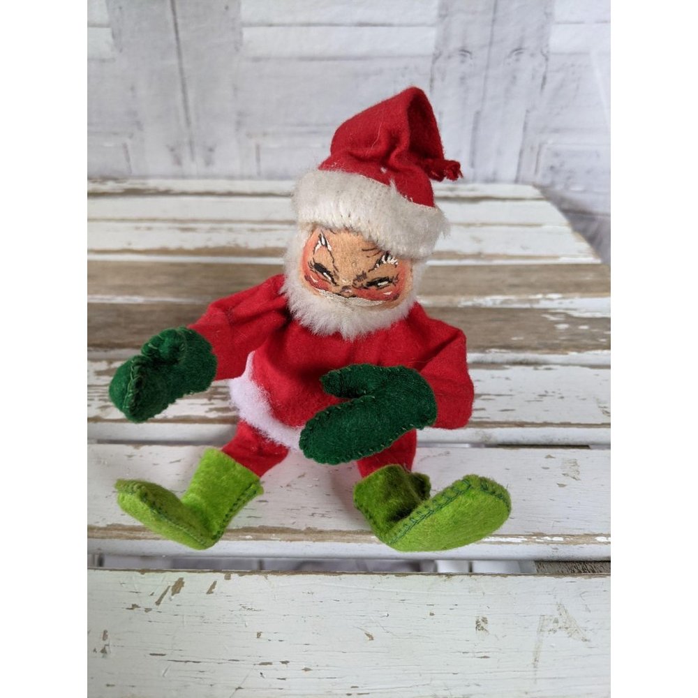 Vintage annalee Santa Xmas claus decor‎